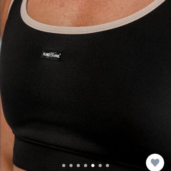 EUC Flag Nor Fail Tri Color bra sz med black blush - Picture 5 of 9